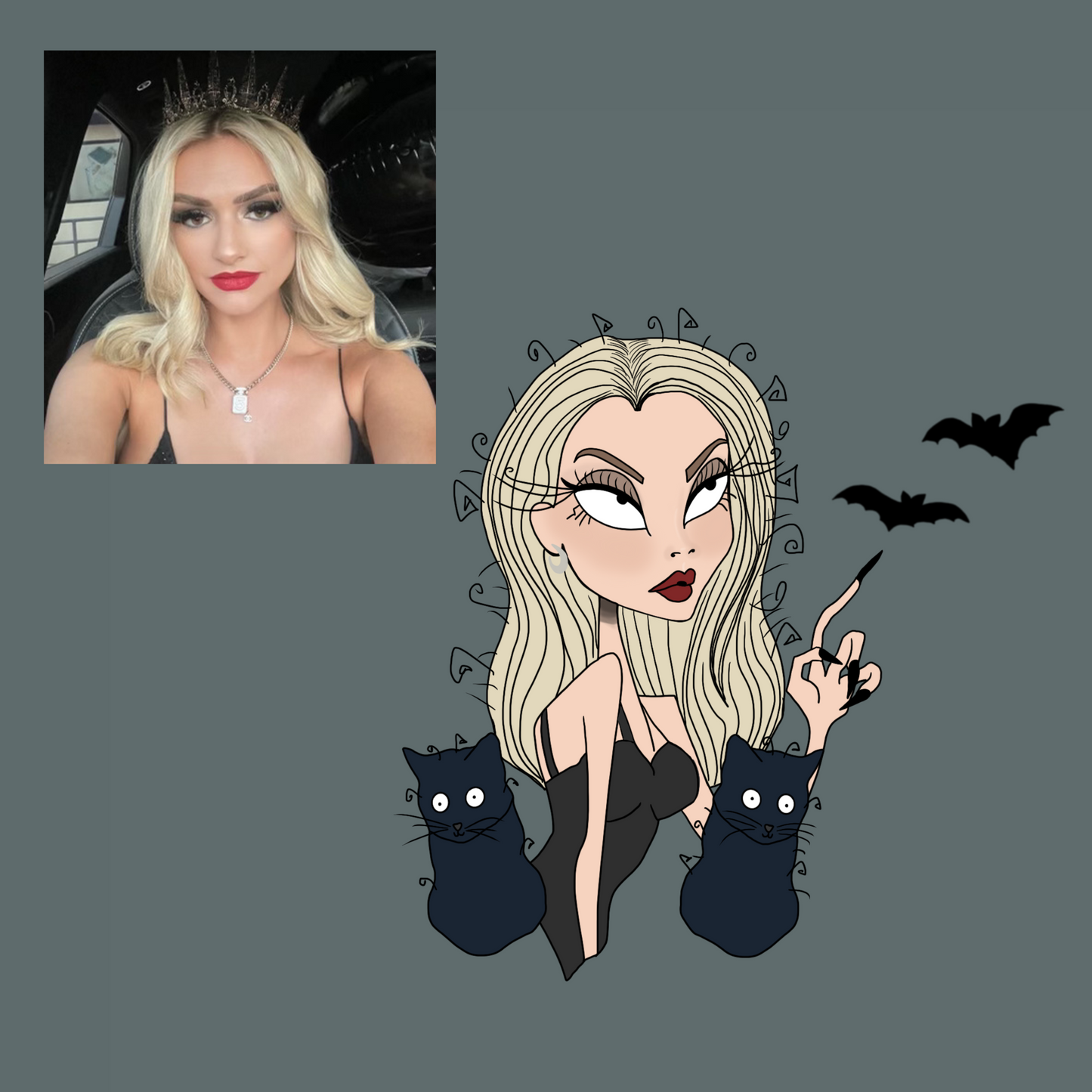Custom Tim Burton Style Portrait