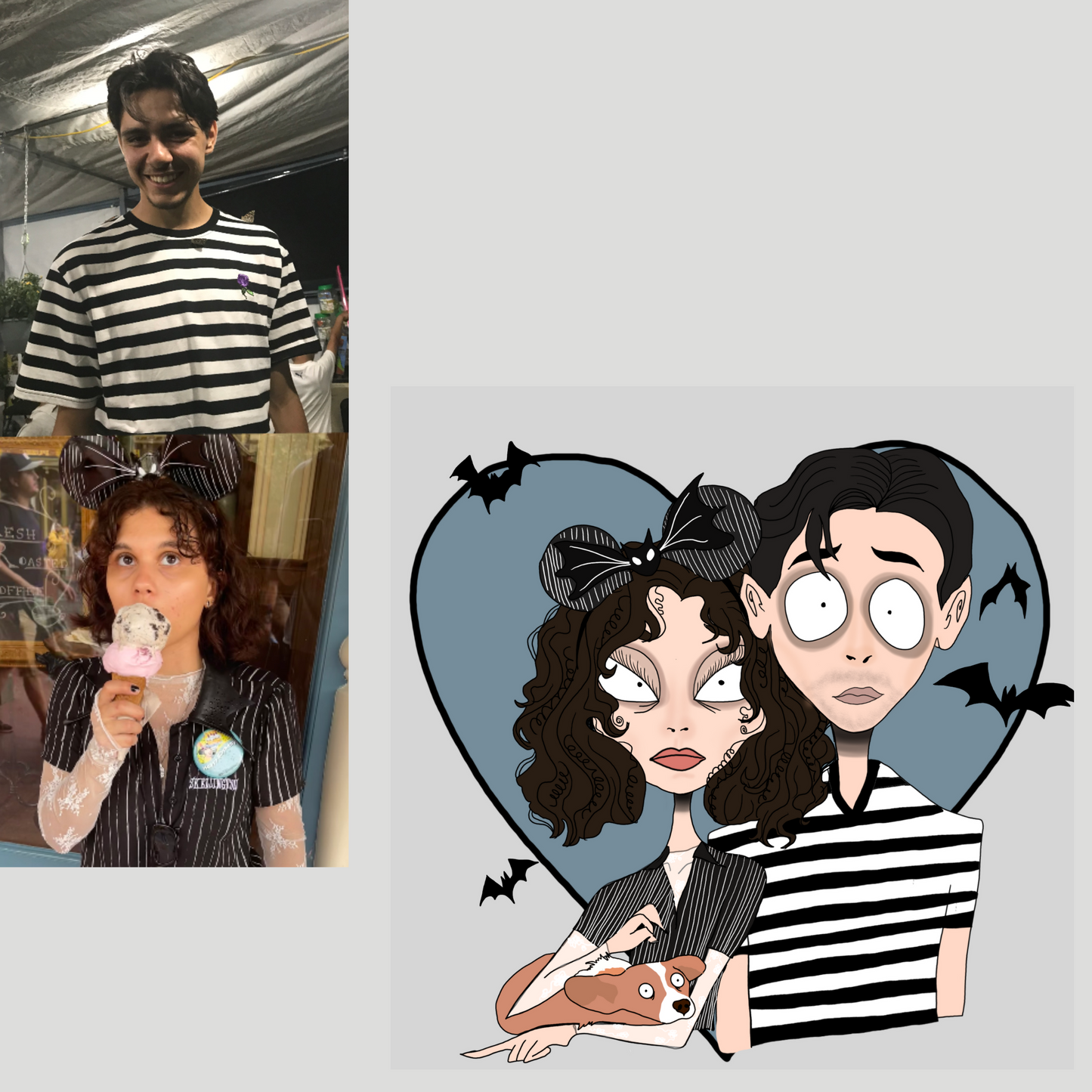 Custom Tim Burton Style Portrait