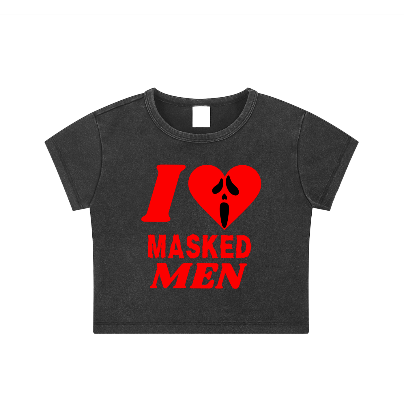 I <3 Masked Men Crop Top