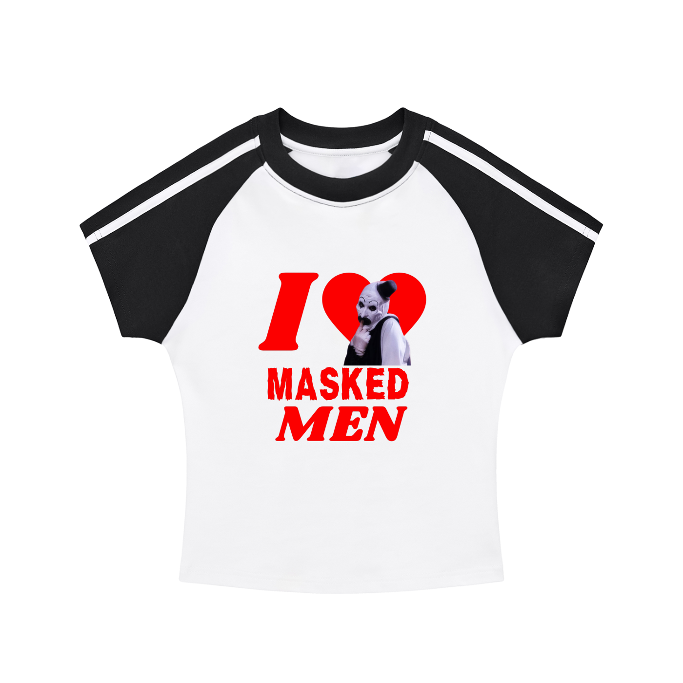 I <3 Art The Clown Bodycon Raglan  Sleeve T-Shirt