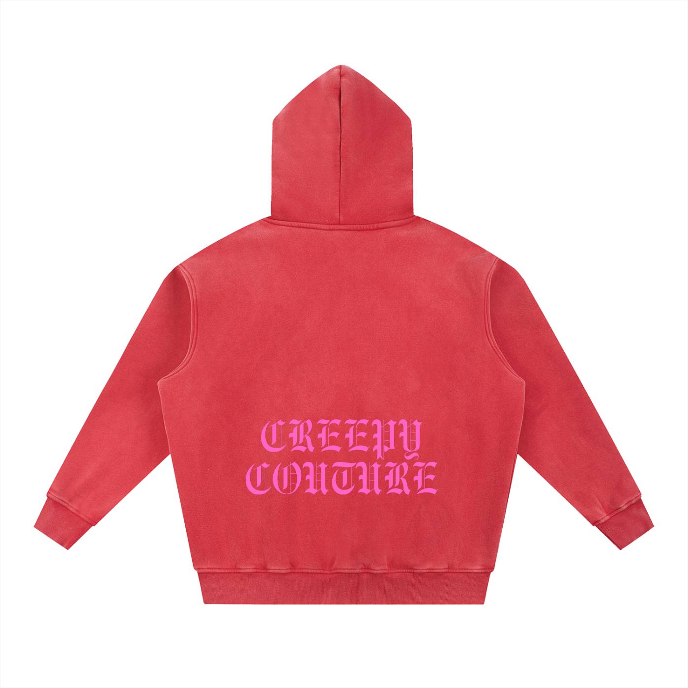 Snow Wash Fleece Oversize Hoodie
