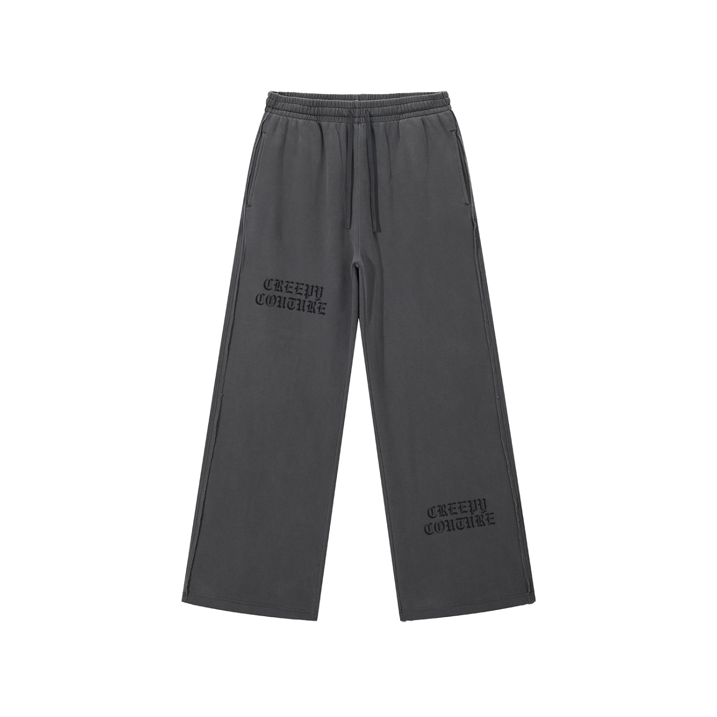 Snow Washed Raw Edge Sweatpants