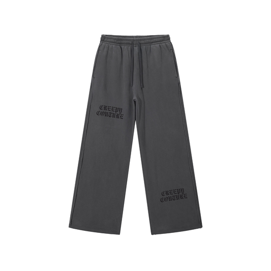Snow Washed Raw Edge Sweatpants