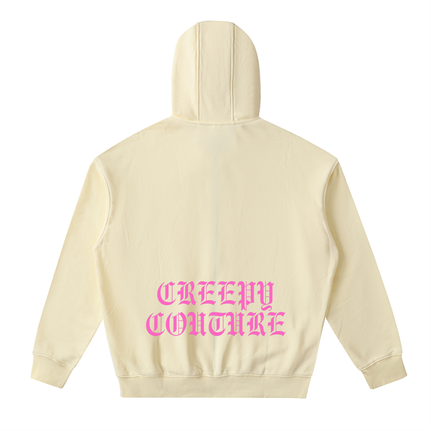 Drop-Shoulder Zip Up Hoodie