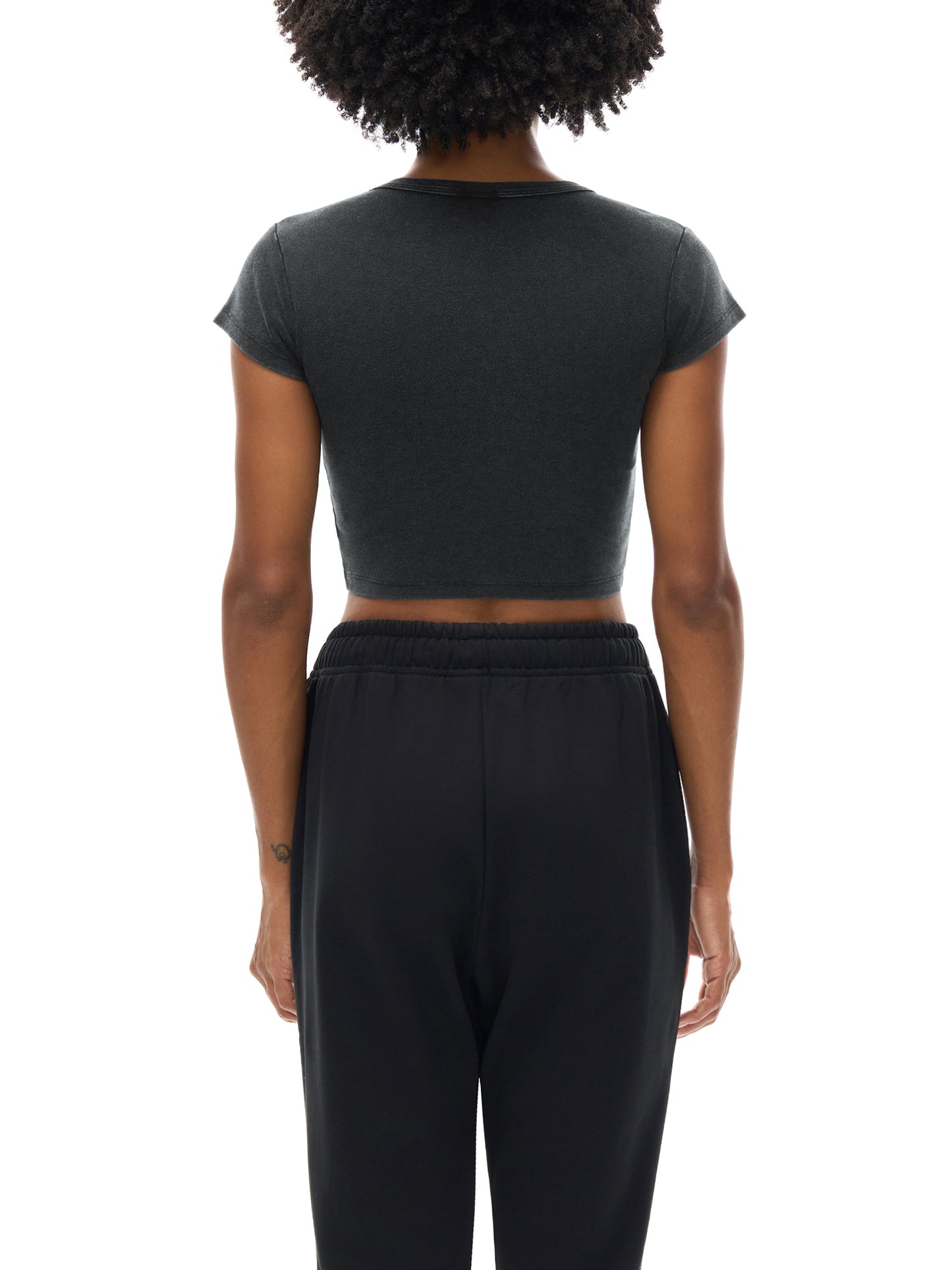 Snow Washed Crop Top